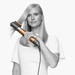 Стайлер Dyson Airwrap HS05 Complete Long оттенка Vinca blue Rosé с кейсом, дорожным чехлом для длинных волос