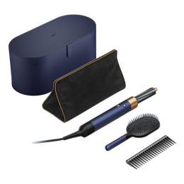 Стайлер Dyson Airwrap HS01 Complete с набором фирменных чехлов и расческами цвет берлинская лазурь/медь